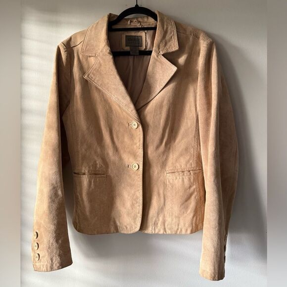 Women's Uniform John Paul Richard Leather Suede Western Jacket Size L - Picture 1 of 7